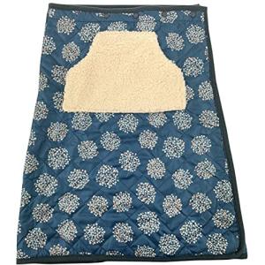 小泉ライフテックス ブランケットスカート ボアキルト 撥水&抗菌 172-7748C3 ネイビー 丈68cm