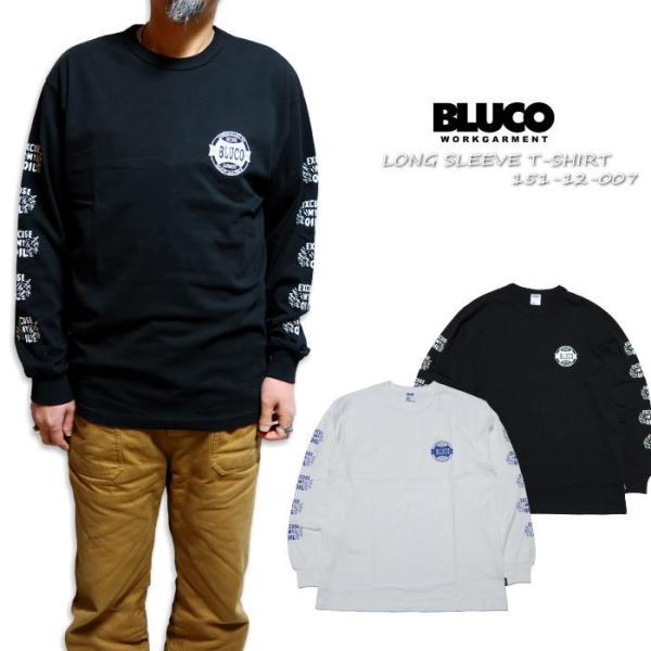 BLUCO ブルコ 長袖Tシャツ OIL オイル プリント メンズ 151-12-007 BLUCO...