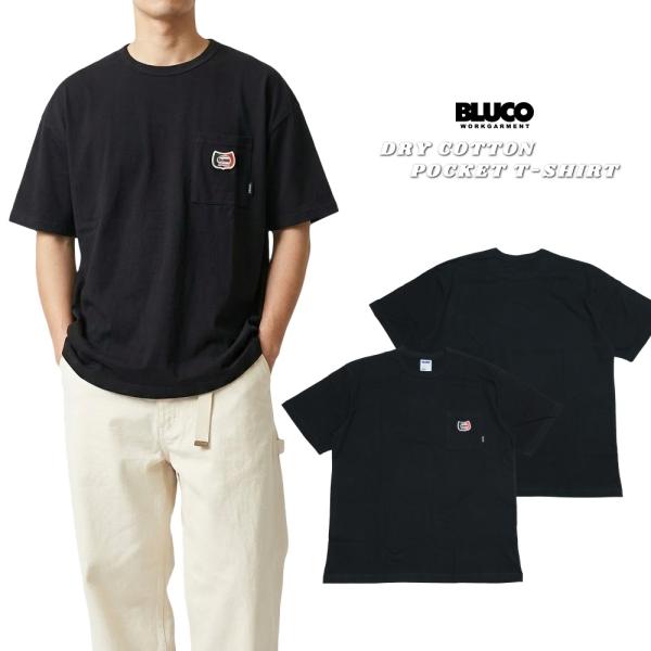 BLUCO ブルコ ポケットTシャツ ドライコットン 半袖 CHAMP メンズ BLUCO WORK...