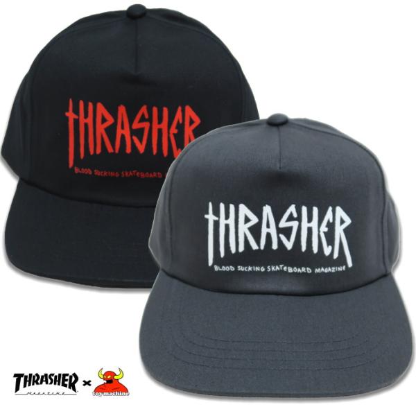 THRASHER×ToyMachine スラッシャー トイマシーン キャップ コラボレーション "S...