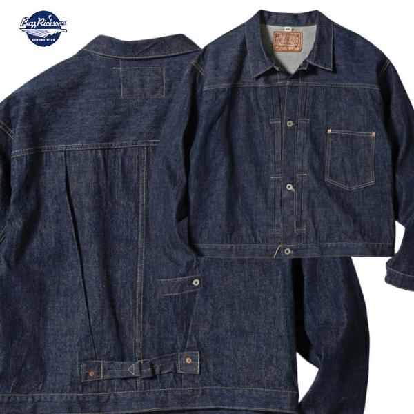 Buzz Rickson's バズリクソンズ デニムジャケット 大戦モデル スプリットT Tバック ...