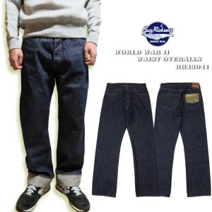 Buzz Rickson's◇WORLD WAR II WAIST OVERALLS/--/コットン/NVY/無地