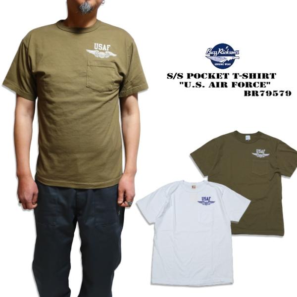 Buzz Rickson's バズリクソンズ ポケットTシャツ U.S. AIR FORCE BR7...