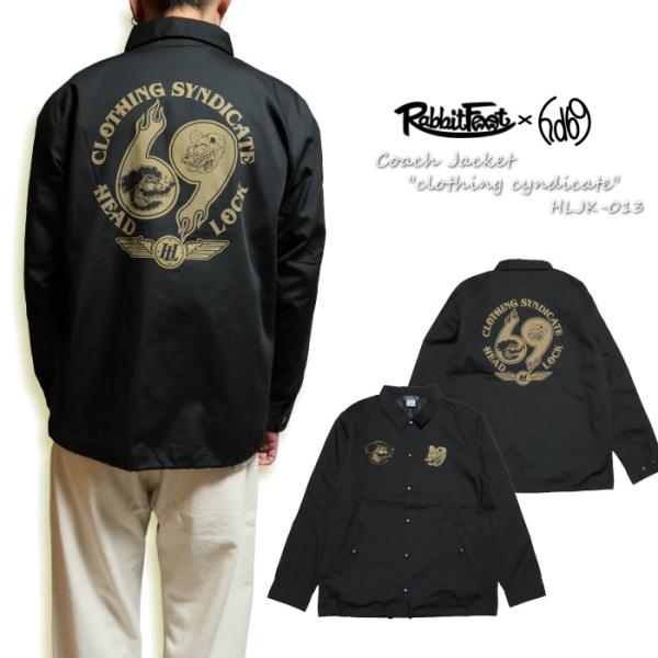 Rabbit Foot×HEAD LOCK T/Cコーチジャケット "Clothing Cyndic...