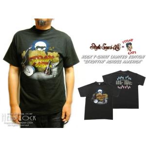 STRAY CATS Style Eyes ロックTシャツ ストレイキャッツ &quot;STRUTTIN&apos; ...