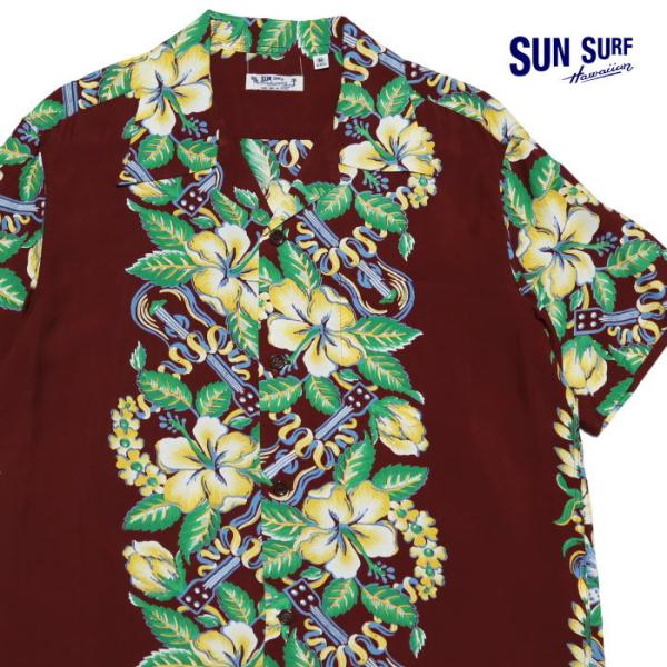 SUN SURF サンサーフ アロハシャツ レーヨン BLESSING GIFT FROM HAWA...