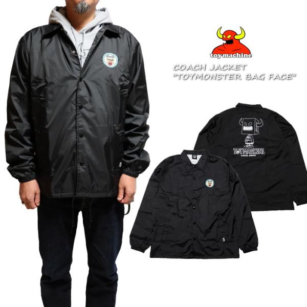 TOY MACHINE トイマシーン コーチジャケット "TOYMONSTER BAG FACE"s...
