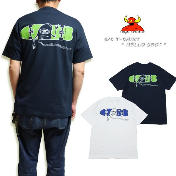 TOY MACHINE トイマシーン Tシャツ HELLO SECT プリント TMSEST9