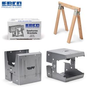 EBCO エブコ Sawhorse ソーホース Brackets SH4 ブラケット 050066-32384 1set(2個入り) テーブル脚 2x4材(ツーバイ材)対応 DIY 什器 USA製｜headfoot