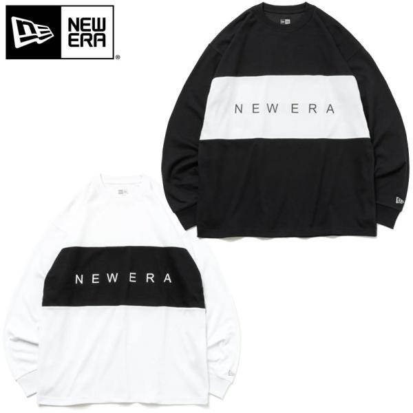 ニューエラ ロンT NEWERA 長袖 オーバーサイズド パフォーマンス Panel Logo 14...