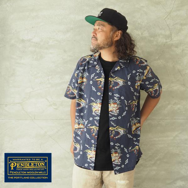 ペンドルトン アロハシャツ PENDLETON ALOHA SHIRT アロハ シャツ 198016...