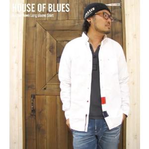 House of Blues ハウスオブブルース アメリカンオックストルコ配色シャツ 4colors (315102-315011)｜headfoot
