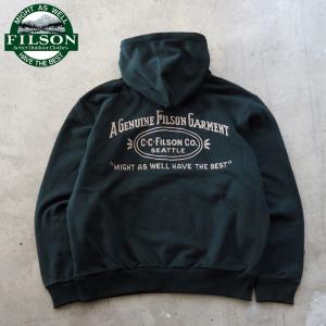 フィルソン パーカー FILSON Prospector Emb Hoodie 38579 メンズ プルオーバー スウェット ヘビーウエイト 肉厚 アメカジ 裏起毛 フーディー｜headfoot