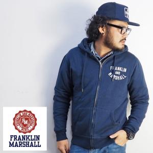 FRANKLIN&MARSHALL フランクリン ＆ マーシャル ジップアップ パーカー 44181-4085 franklin marshall｜headfoot