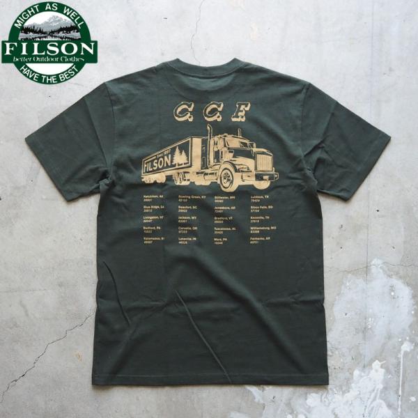 フィルソン Tシャツ 半袖 FILSON PIONEER GRAPHIC T-SHIRT 58142...