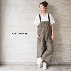 アントゲージ オーバーオール 新作通販 レディース Antgauge イージー サロペット 春夏 ロングパンツ パンツ C1806 オールインワン