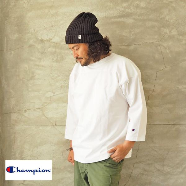 チャンピオン Tシャツ USA製 champion T1011 フットボール 七分袖 Tシャツ C5...