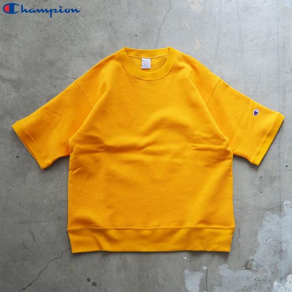 チャンピオン スウェット Tシャツ champion ハーフスリーブ スウエットシャツ USA製 C...