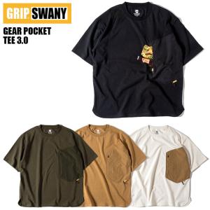 グリップスワニー Tシャツ GRIP SWANY GEAR POCKET TEE 3.0 GSC-46 メンズ レディース ギア ポケット 半袖 半袖Tシャツ ギアTシャツ キャンプTシャツ｜headfoot