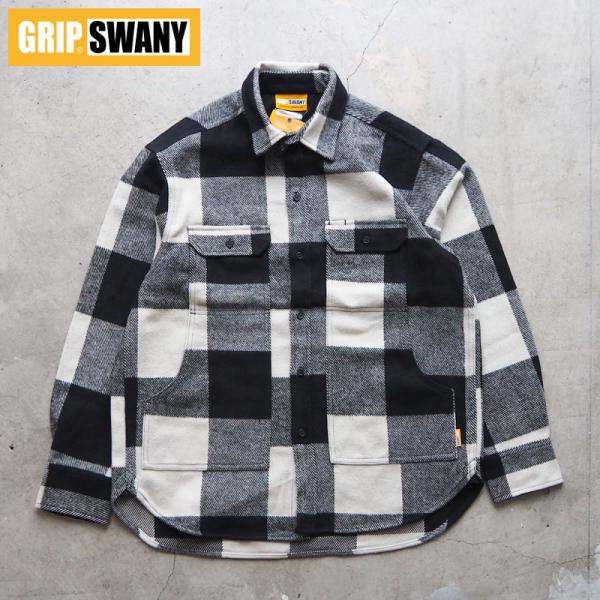 グリップスワニー ネルシャツ メンズ GRIP SWANY FLANNEL FIELD SHIRT ...