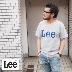 Lee リー ロゴ プリント Tシャツ LT2189 メンズ レディース 半袖 パネル 半袖Tシャツ アメカジ｜headfoot