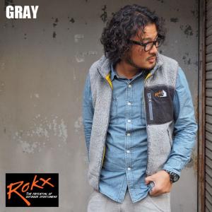 Rokx ロックス ベスト フリース ボアベスト Rxmf8132 メーカー再生品 ジャケット メンズ バーバーベスト レディース ボア