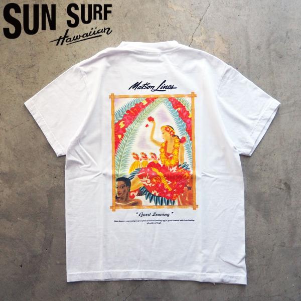 サンサーフ Tシャツ SUN SURF USA製 PRINT T-SHIRTS “GUEST LEA...