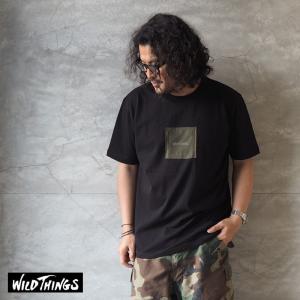 ワイルドシングス Tシャツ WILD THINGS MESH LOGO TEE WT20043N メンズ 半袖 レディース 半袖Ｔシャツ メッシュ スクエアロゴ｜headfoot