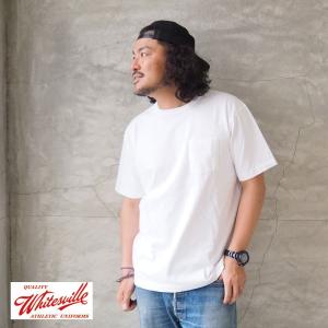 WHITESVILLE ホワイツビル Tシャツ メール便可 POCKET T-SHIRT WV77516 メンズ 半袖 半袖Tシャツ ポケT ポケットTシャツ｜headfoot