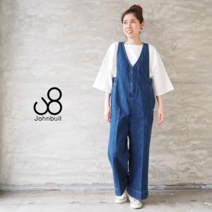 ジョンブル サロペット オーバーオール レディース Johnbull デニム 激安卸販売新品 Vネック オールインワン デニムサロペット Zp176 015 コンビネゾン