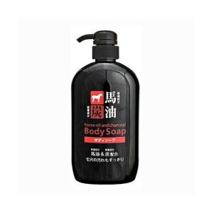 馬油 ＆ 炭 ボディソープ 600ml