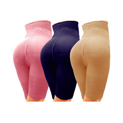 補正下着 ガードル 【３枚セット】 BRAVO ブラボー ワンストップショーツ 3枚組 ローズピンク...