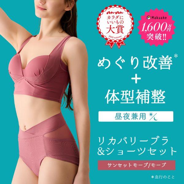 リカバリーウェア リカバリーインナー ナイトブラ ブラジャー ショーツ ガードル セット 通気性 補...