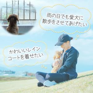 犬 レインコート ポンチョ 小型犬 簡単 雨具...の詳細画像1