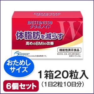 ウエストン330グラボノイド(10日分 1箱20粒入り)×6...