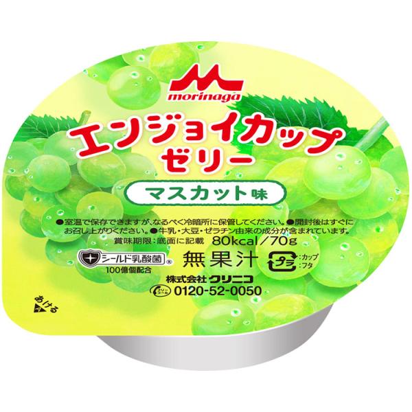 機能系食品 介護食・健康食品 エンジョイカップゼリー　マスカット味　70g（ケース24個入） 高齢者...