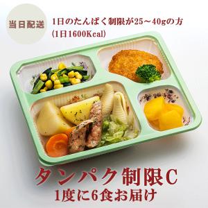 【送料無料】冷凍 弁当 宅配 MFS タンパク制限食C お試し6食セット 腎臓病食 透析 たんぱく制限が25~40gの方｜ヘルスディッシュ Yahoo!店