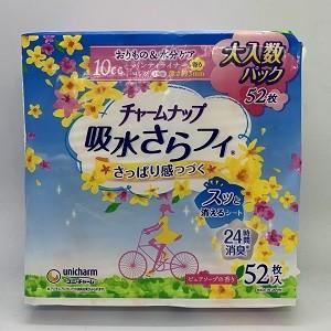 ユニチャーム　チャームナップ吸水さらフィロングパンティライナー香り52枚【チャームナップ】｜healthpia-shop