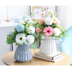 造花 絹花 ブーケ花束 アートフラワー インテリア造花 本物そっくり リアル きれい 可愛い フラワーアレンジ ソフト触感 枯れない花 庭園 キッチンプレゼント Jwijdf022 Health Sky 通販 Yahoo ショッピング