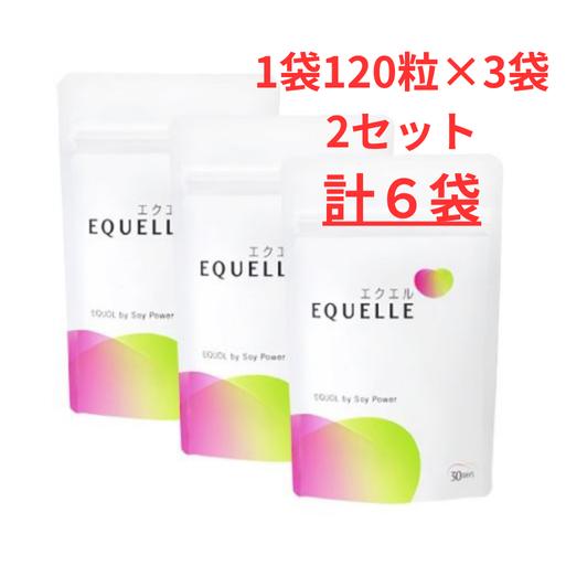 エクエル 120粒入 パウチ　6個セット エクオール 大塚製薬 EQUELLE メール便送料無料　6...