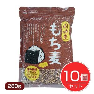 国内産 もち麦 280g×10個セット - ベス...の商品画像