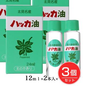 ハッカ油リフィル詰替え用 12ml×2本入×3個セット - 北見ハッカ通商 [ペパーミント/虫除け]  ※メール便対応商品｜healthy-good