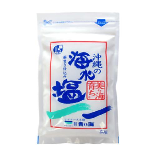 沖縄の海水塩　美ら海育ち　80g - 青い海