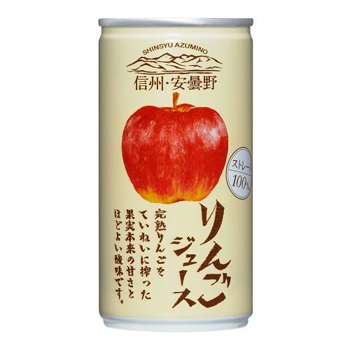 信州・安曇野　りんごジュース　190g - ゴールドパック