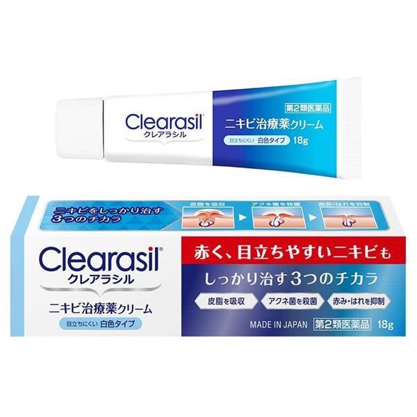 【第2類医薬品】 クレアラシルニキビ治療クリーム 白色タイプ 18g - レキットベンキーザージャパ...
