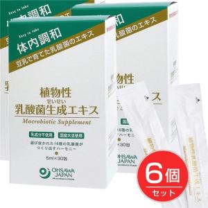 オーサワ植物性乳酸菌生成エキス　5ml×30包×6個セット - オーサワジャパン 送料無料｜healthy-good