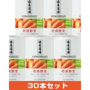 サンスター 健康道場 緑黄野菜 160g 缶 24本入 機能性表示食品 野菜