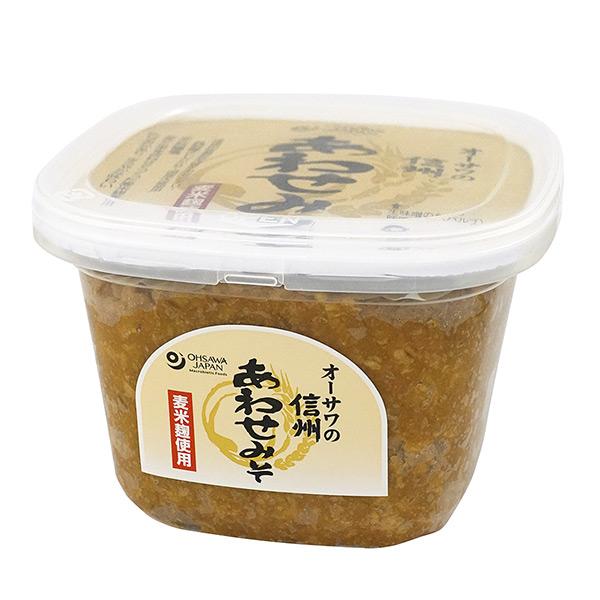 オーサワの信州あわせみそ 麦米麹使用 750g - オーサワジャパン