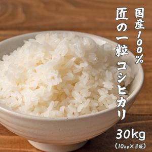 【白米】国産 匠の一粒 コシヒカリ 30kg(10kg×3袋) 国内産 こしひかり 米 お米 白米 ヘルシー＆スマイル 爆買