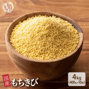 雑穀 雑穀米 国産 もちきび 4kg(400g×10袋) 無添加 無着色 きび キビ モチキビ ダイエット食品 送料無料 爆買